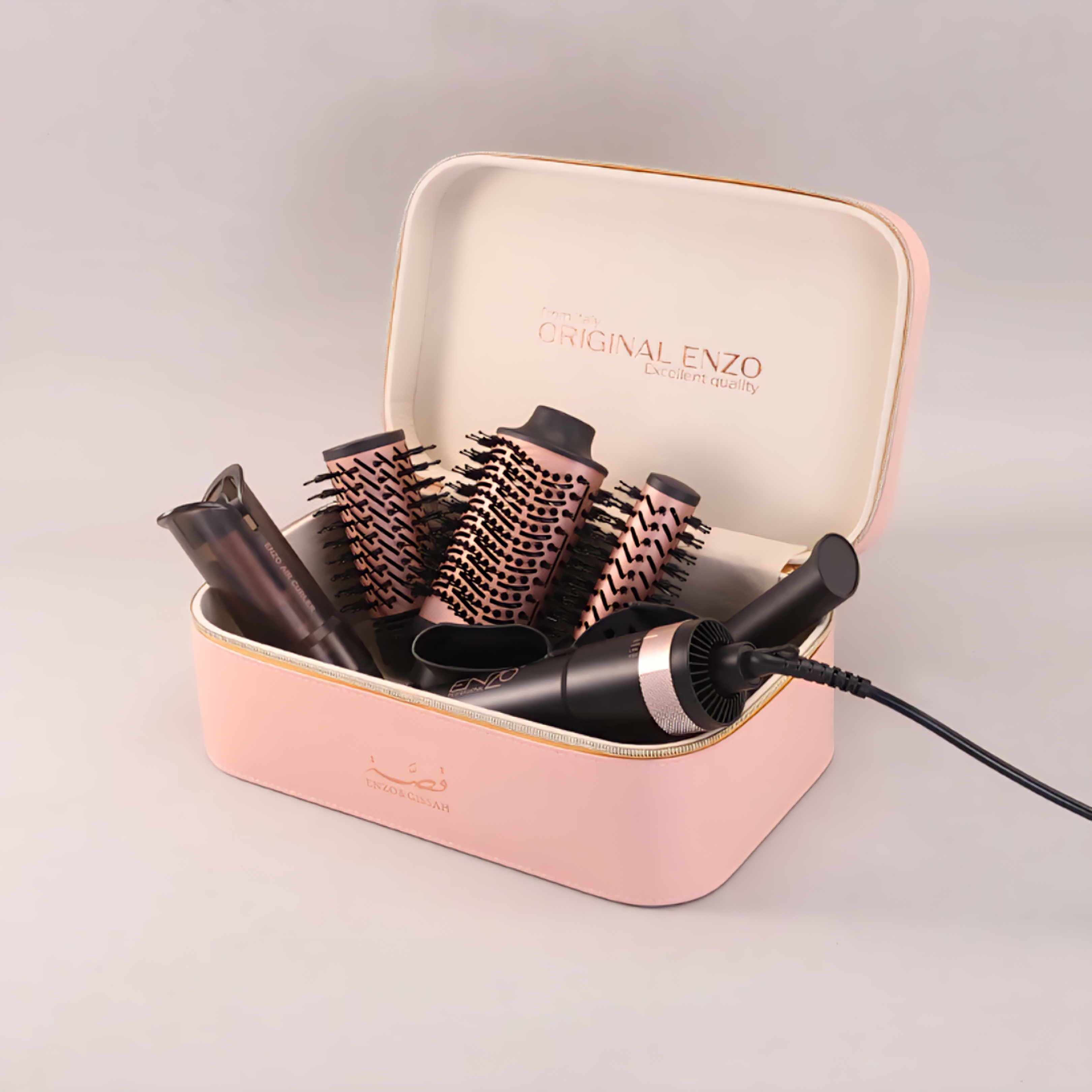 ENZO EN-760 | Kit Coiffure Professionnel 7 en 1 – 150M Ions – Séchage & Styling Complet