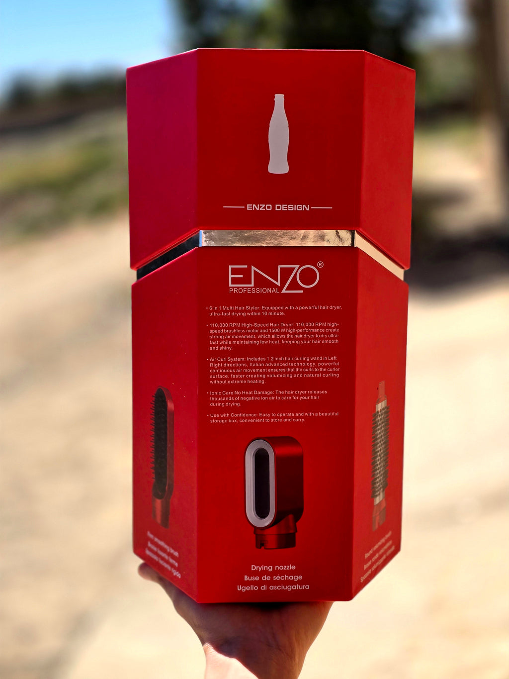 ENZO EN-6227 Keratin Multi Air Styler | 5in1 Hair Styler – Airflow Technology