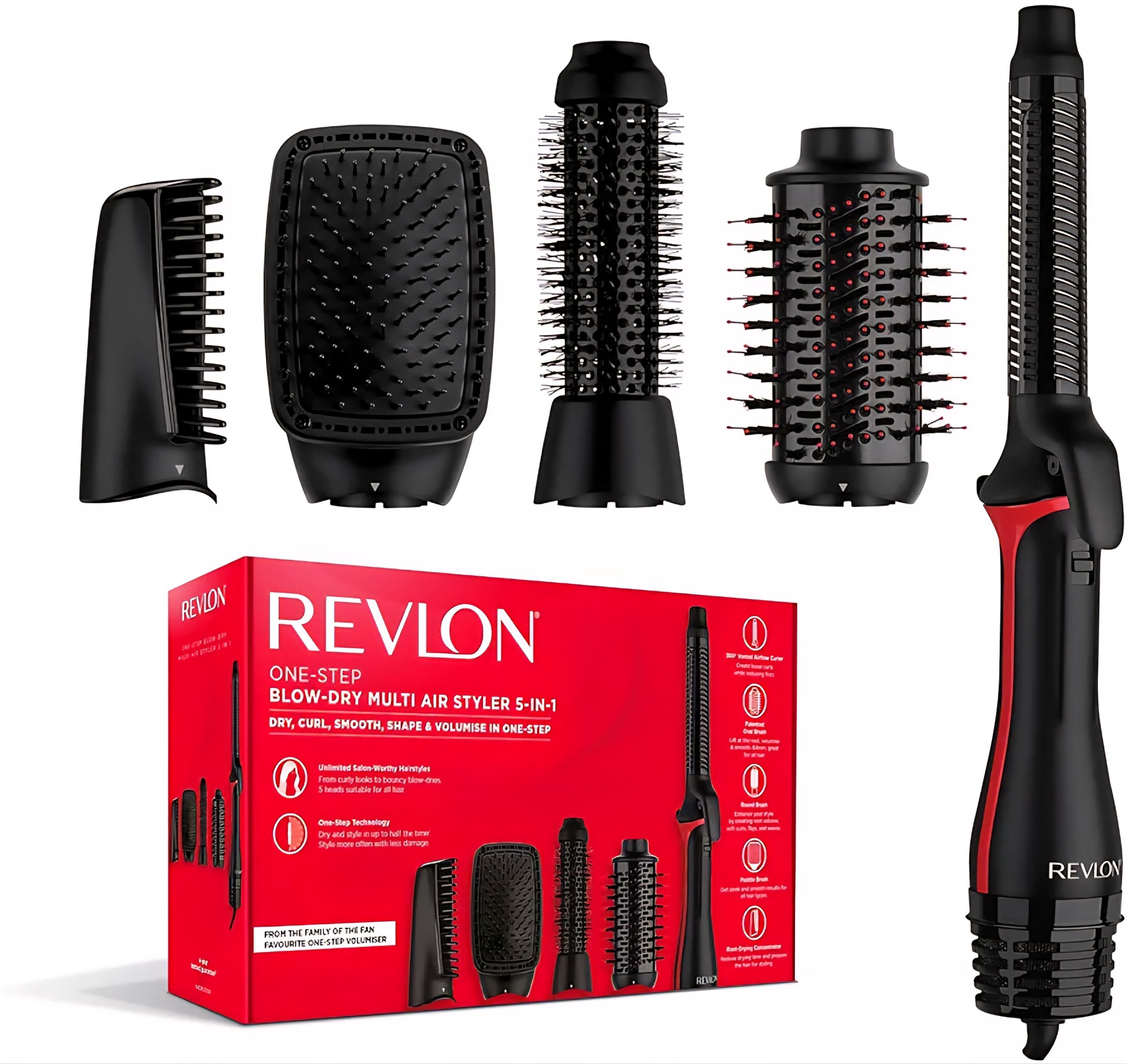 REVLON RVDR5371E – Multi Air Styler 5 en 1 Volumisant Professionnel