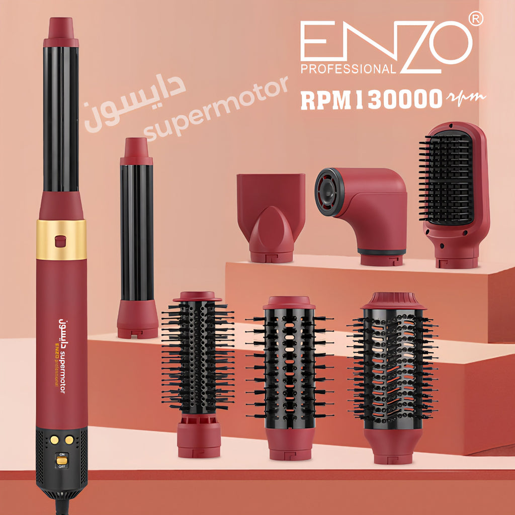 ENZO EN-6223 – Air Styler 8 en 1 Haute Performance Professionnel