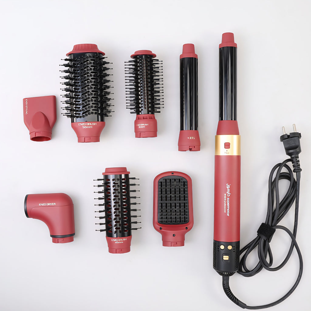 ENZO EN-6223 – Air Styler 8 en 1 Haute Performance Professionnel