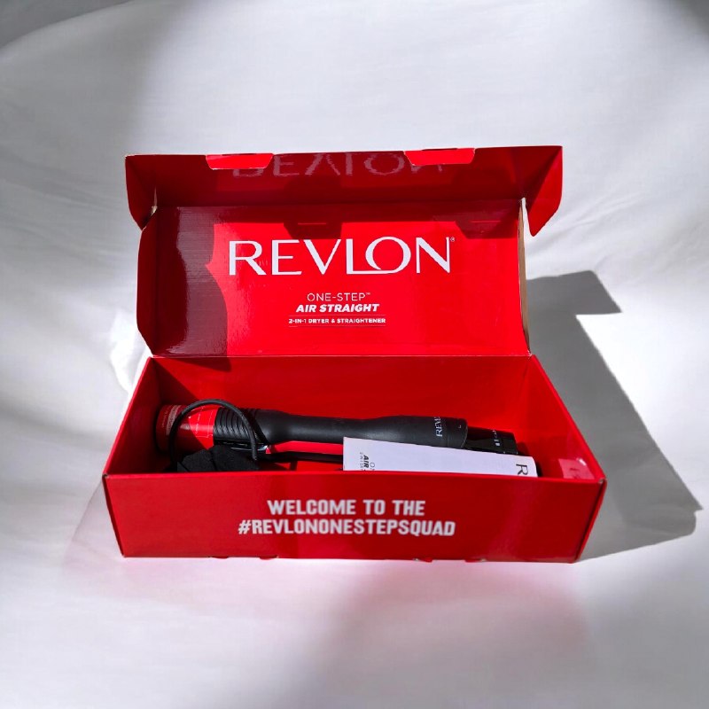 REVLON One-Step Air Straight RVDR5330E – Brosse Lissante & Séchage 2en1