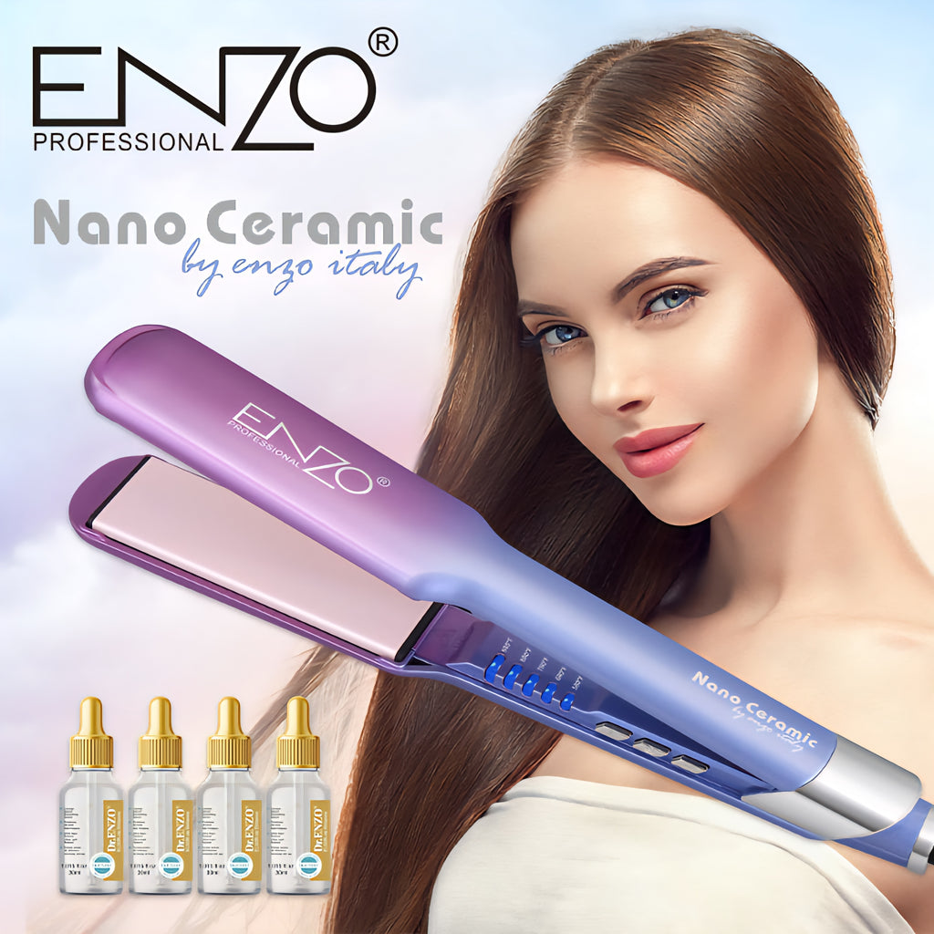 ENZO EN-3116 – Lisseur & Boucleur Pro 980°F | Résultat Salon
