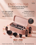 ENZO EN-760 | Kit Coiffure Professionnel 7 en 1 – 150M Ions – Séchage & Styling Complet